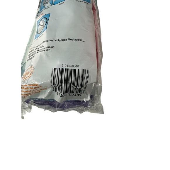 Essential Everyday Sponge Mop Refill Model 045AL Blue/Red New Sealed - Picture 3 of 3